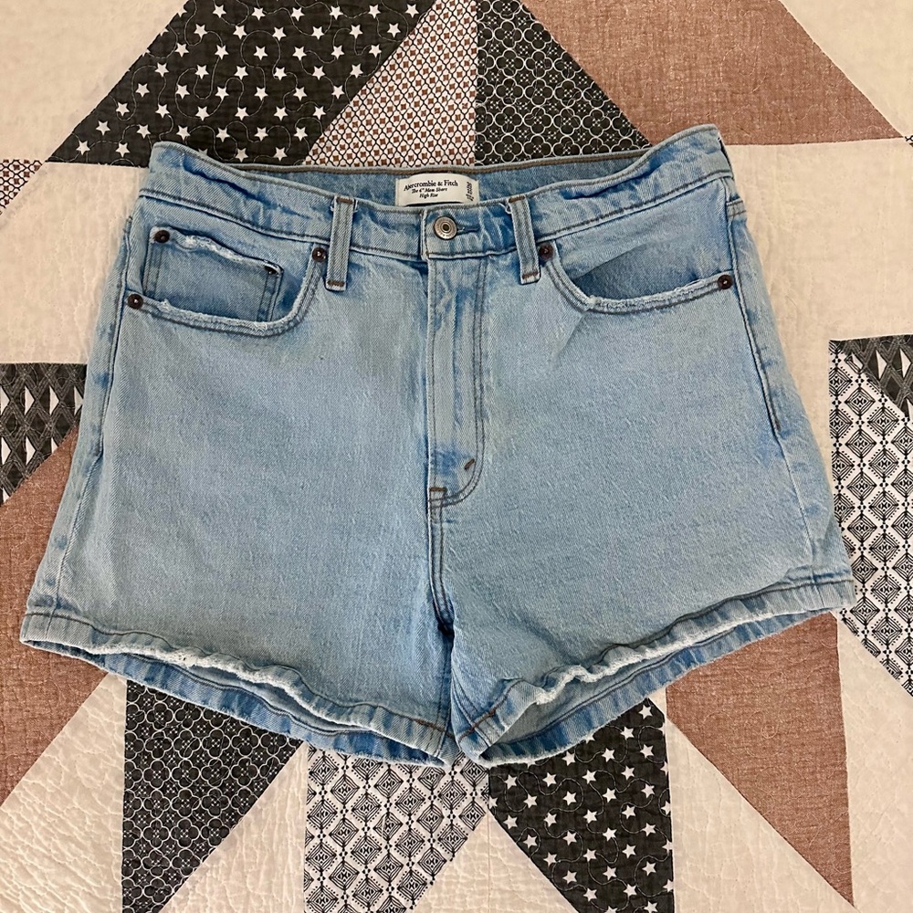 Abercrombie & Fitch Light Wash Jean Shorts